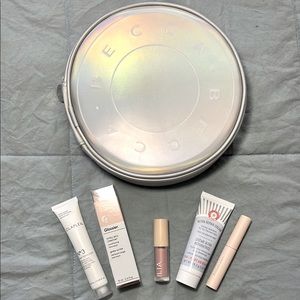 Travel Makeup Bag with Travel
Size Beauty Products NWOT